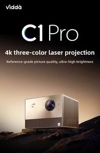 Proyector Láser Tricromático 4K Vidda C1 Pro <span class=keywords><strong>Hisense</strong></span>, Beamer 3D Integrado con 2350 Lúmenes CVIA - Product Image 6