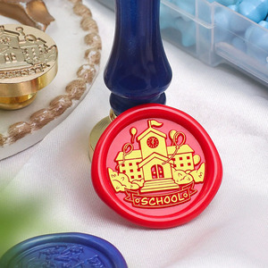Vente chaude Graduation <span class=keywords><strong>Saison</strong></span> <span class=keywords><strong>Série</strong></span> Graduation Cadeau Donnant Mortarboard Sceau De Cire Timbre Tête - Product Image 4