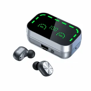 BT5.3 Mini-Kopfhörer TWS Drahtlose Ohrhörer Ohrhörer Stereo-Gaming-Headset LED-Farbbox Audifonos Bluetooth In-Ear JL