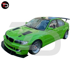 Kit de Carrocería <span class=keywords><strong>Rocket</strong></span> B <span class=keywords><strong>V2</strong></span> de Precio de Fábrica, Alerón Delantero, Alerón de Guardabarros, Alerón Trasero para BMW Serie 3 E46 4 Puertas Modelo Pre Lci 2001-2005 - Product Image 4