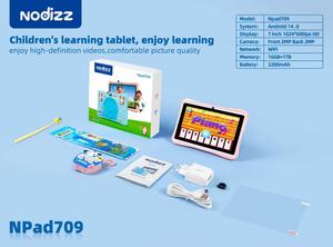 แท็บเล็ตเด็กเพื่อการศึกษา OEM/ODM ปี 2025 รุ่น Npad709 ขนาด 7 นิ้ว ความจุแบตเตอรี่ 3200 มิลลิแอมป์ หน่วยความจำ 4GB+128GB ระบบแอนดรอยด์ รองรับการใช้งานสำหรับธุรกิจ - Product Image 5