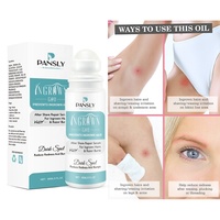 Formule 100% naturelle pour éliminer les taches sombres après le rasage, traitement des boutons de rasoir, solution pour l'élimination des poils incarnés, sérum roll-on pour poils incarnés
