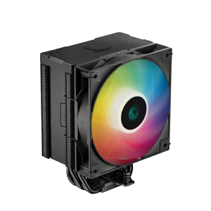 Radiateur CPU DeepCool AG500 avec affichage numérique, cinq tubes en cuivre, contrôle de la température, visualisation ARGB synchronisée, roulement à bain d'huile - Product Image 1