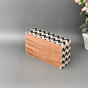 ช่างฝีมือกล่องใส่กระดาษเช็ดปากไม้จัดที่ใส่กระดาษตกแต่งสำหรับบ้านโรงแรมรถห้องครัวห้องน้ำ - Product Image 3