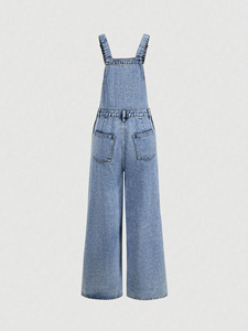 <span class=keywords><strong>Pantaloni</strong></span> <span class=keywords><strong>donna</strong></span> personalizzati moda blu elegante Boyfriend Denim <span class=keywords><strong>donna</strong></span> Jumpsuit Jeans - Product Image 2