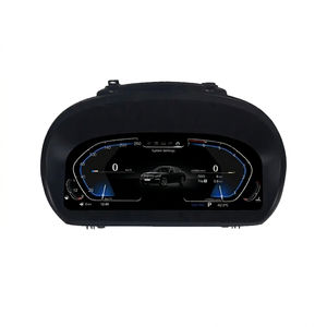 AOONAV Écran LCD numérique de voiture 12,3 pouces BMW Série 1 E81/E82/E87/E88 2004-2011 Stéréo GPS Navigateur Compteur de vitesse virtuel Volant - Product Image 1