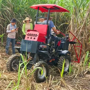 High-Accuracy Automatic Gear Drive Mini Reaper Harvester Grain Harvester Tractor Farming Whole Stalk Cutting Wheat/Corn/Rice - Product Image 1