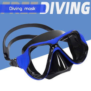 Máscara de buceo con doble lente de vidrio templado antivaho para snorkel, deportes acuáticos, adultos, universal - Product Image 5