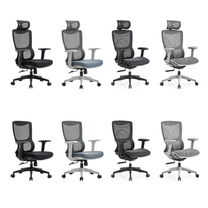 Trung Quốc Ergonomic nhiệm vụ nặng nề Ghế văn phòng đầy đủ lưới Quản lý máy tính ghế màu xám cho văn phòng với thắt lưng hỗ trợ silla oficina - Product Image 4