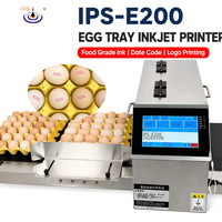 Imprimante jet d'encre en ligne IPS-E200 pour le marquage des œufs de poulet, de canard et de caille sur les lignes de production.