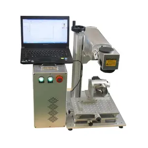 3D RF Laser tube dynamic co2 laser marking machine for cutting paper card / leather / jeans