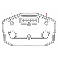 Layar DKYS DKD Mendukung Bus LIN/CAN dan Pengukur/Spidometer LCD untuk Pengontrol Fardriver VOTOL