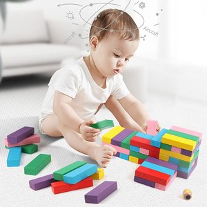 Wooden <strong>Blocks</strong> <strong>Stacking</strong> Games Tumbling <strong>Stacking</strong> <strong>Blocks</strong> Game for Kids and Families Wood Colorful Balancing <strong>Blocks</strong> Montessori Toys - Product Image 5