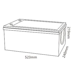 แบตเตอรี่ตะกั่วกรด Mhb MM200-12 ปากีสถาน 12V 200 แอมป์ สำหรับระบบโซลาร์เซลล์และระบบกังหันลม  แบบแห้ง  สำรองไฟฟ้า (UPS)  ชนิด VRLA - Product Image 2
