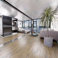 FLKT Conçu pour durer, maison pliable en acier galvanisé robuste, résistante aux ouragans et ignifuge, maison modulaire préfabriquée