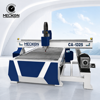 Machine de fraisage CNC 4 axes 1325 pour le travail du bois avec axe rotatif, gravure 3D, découpe, machine CNC multifonctionnelle