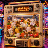 Peluches chat menthe en gros, modèles variés, animaux en peluche doux, prix pour machine à griffes et jeux d'arcade, pour enfants, pour distributeurs automatiques et magasins