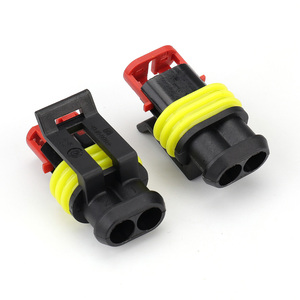TE 자동차 전기 방수 2P 3P 여성형 파워콘 황동 접촉재질 나일론 하우징 282080-1 어댑터 커넥터 타이코 - Product Image 4