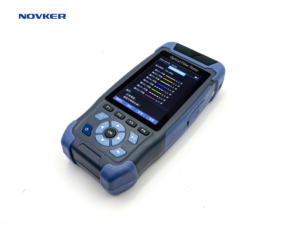 Mini OTDR Terbaru untuk Pengujian Serat Aktif Langsung 1550nm 22/24dB Reflektometer Serat Optik Layar Sentuh OPM VFL LS Tester PM VFL - Product Image 5