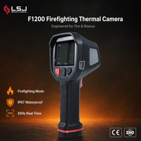 Caméra thermique de lutte contre les incendies LSJ F1200 1200 ° Caméra thermique portable WiFi IP67 TIC 640x512 pour la recherche de personnel de secours incendie