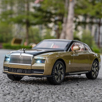 Modèle de voiture en métal Rolls-Royce Spectre Street Version à l'échelle 1:24, pièce de présentation, jouet haut de gamme pour enfants, vente en gros, dropshipping