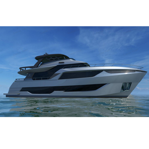 80FT Luxury FRP Sailing & Sport <b>Yacht</b> with Engine for River Sightseeing Leisure Cruising Fishing & Entertainment - Product Image 1