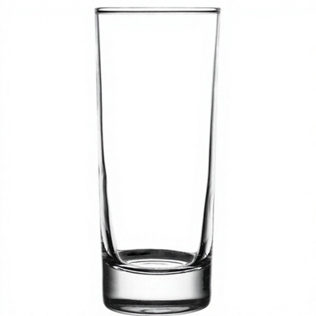 Highball Straight Water Glass Cup Thick Plain Bottom Clear Lead Free Tumbler Glass Juice Beer Drinking for Home Restaurant Daily