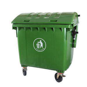 1200 Lít Nhựa Chất Thải Container Với Mái Vòm Nắp - Product Image 1
