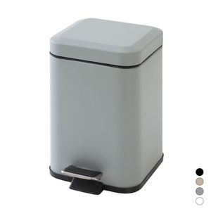Cubo Cuadrado 3L Blanco 16x16 Cm H 25 Con Pedal Para Cocina Y Baño - Product Image 2