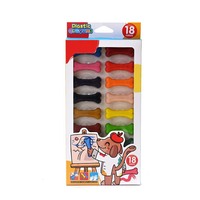 Crayons en forme d'os de dessin animé, pinceaux pour enfants, ne salissent pas les mains, nouvel emballage, coffret cadeau de crayons pour gribouiller