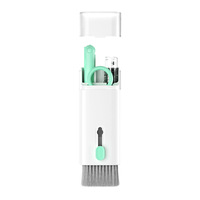 Kit de nettoyage multifonctionnel 7-en-1 stylo casque clavier ordinateur produits numériques outil de brosse de nettoyage avec brosse douce