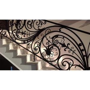 โบราณหรูหราวิลล่ารั้วเหล็กดัดการออกแบบสำหรับ<span class=keywords><strong>รั้ว</strong></span>เหล็กในร่ม<span class=keywords><strong>ราคา</strong></span>ถูก - Product Image 4