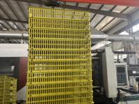Boîte de couvaison rectangulaire portable en plastique jaune pour incubateurs d'œufs