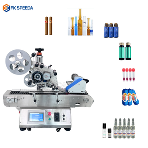 Machine d'étiquetage automatique horizontale FK807 pour tubes de rouge à lèvres, baumes et flacons de poudre lyophilisée cosmétique – Modèle d'usine - Product Image 3