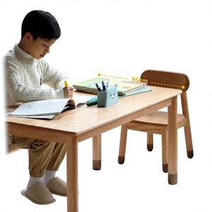 Meubles de classe modulaires comprenant des tables et des chaises polyvalentes et faciles à assembler pour les écoles maternelles et les garderies Montessori - Product Image 1