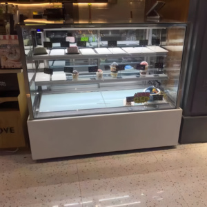 Geling Cake Showcase Panadería Vitrina Gabinete Congelador <span class=keywords><strong>Candy</strong></span> Display Refrigerador - Product Image 1