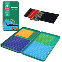 TOMMABO Dollartoys Dollar Item Store Promotion Jouets Échecs Tin Box Portable Ludo Jeu Mini Voyage Dames Jouet 2 Joueurs Jeux