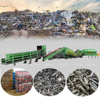 Machine de tri des déchets municipaux Table de tri manuelle des ordures Plate-forme de tri des déchets avec convoyeur Installation de recyclage des déchets