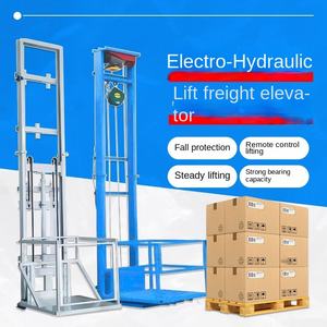 <span class=keywords><strong>Platform</strong></span> pengangkat listrik hidrolik baja kecil dengan tali rantai 380V untuk pabrik gudang dan pengangkat kargo rumah tangga - Product Image 2