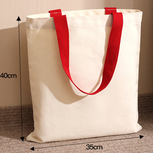 กระเป๋าผ้าใบผ้าฝ้ายกันน้ำทนทานใช้ซ้ำได้เป็นมิตรกับสิ่งแวดล้อม - Product Image 3