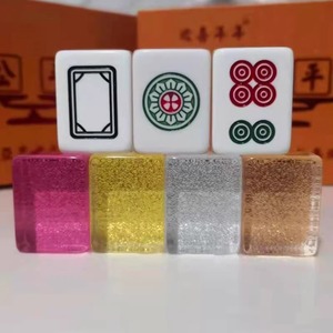 Juego de Mahjong acrílico americano personalizado viaje Mahjong Singapur Mahjong Rummy juego conjunto - Product Image 4
