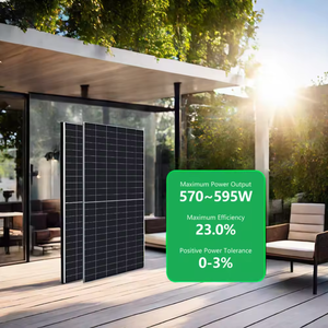 Panel570w-590w โซลาร์เซลล์แบบสองหน้าสำหรับนักบินอวกาศ570W ผู้ผลิตจีน - Product Image 1