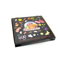 Caja de Pizza Corrugada de Cartón Kraft Marrón Impresa Personalizada para Empaque de Alimentos, Logotipo a Todo Color, Venta al por Mayor Directa de Fábrica, Caja para Comercio Electrónico
