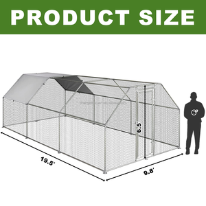 <span class=keywords><strong>Poulailler</strong></span> domestique en acier facile à installer pour volailles et lapins, avec un <span class=keywords><strong>poulailler</strong></span> à toit plat en maille pour les fermes - Product Image 2