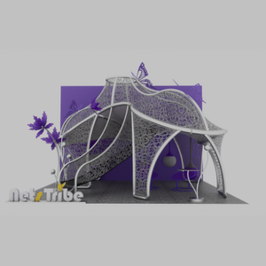 NetsTribe Middle East Expo: Preventa de la Instalación de Arte Cinético de Red de Cuerda Aleatoria Tejida a Mano, Ganadora del Premio IAAPA - Product Image 4