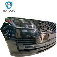 22 Pièces pour Land Rover Range Rover Vogue L405 : Ensemble de pare-chocs avant, support de calandre, radiateur, condenseur, et blocs optiques version US