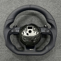 Volante de Cuero para Audi A1 A3 8P 8V 8Y A4 A5 A6 A7 A8 C6 C7 S3 S4 S5 S6 S7 Q3 Q5 Q7 SQ5 RS RS3 RS5 RS6 B8 B9 8P R8 TT