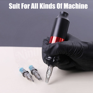 <span class=keywords><strong>Agujas</strong></span> de cartucho de tatuaje desechables Blackbird 20 piezas carcasa transparente suave Memabrane 0,30mm RL RS <span class=keywords><strong>M1</strong></span> CM cartuchos de aguja de tatuaje - Product Image 3