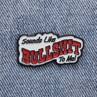 Pin de Esmalte con Frase Sarcástica: "Para Mí Parece Toda una Treta"
