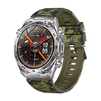 Reloj Inteligente Resistente para Exteriores 2026, Pantalla Grande de 1.53'', Batería de 1000 mAh, Resistente al Agua IP67, Monitor de Sueño, Correa de Gel de Sílice